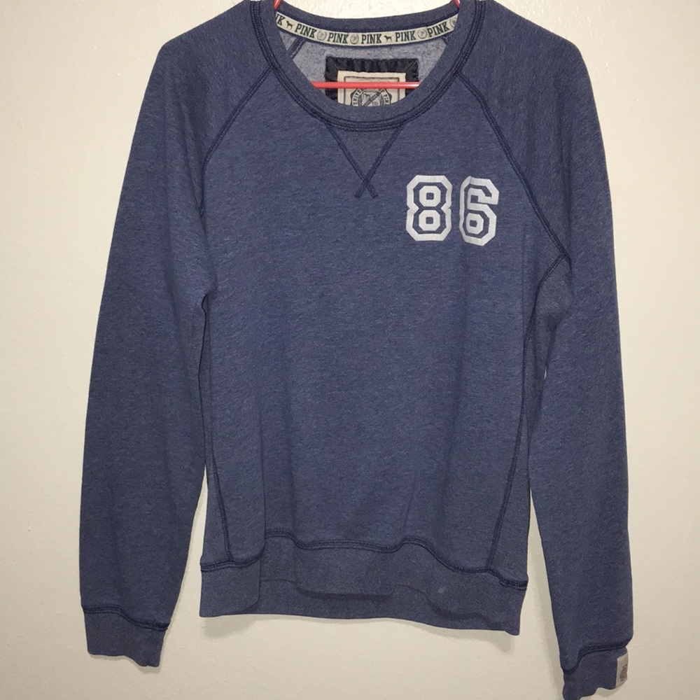 PINK UNIVERSITY SWEATER